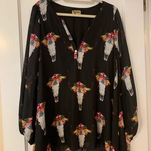 Show Me Your MuMu Bull Tunic